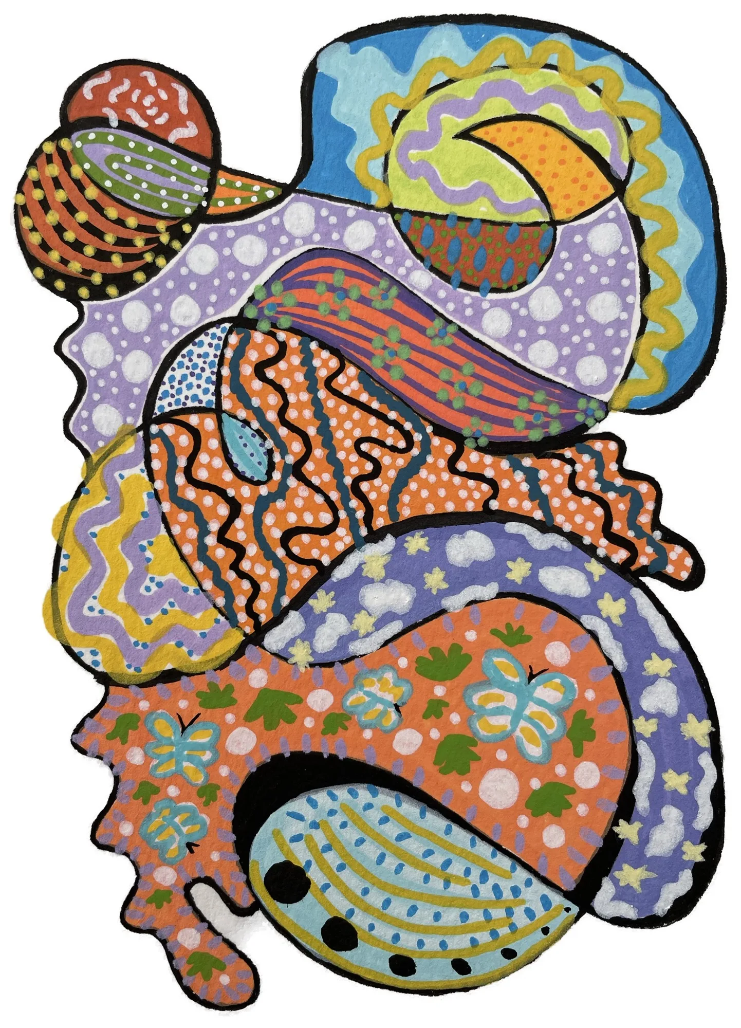 Butterfly · Transformation — painting by Basia