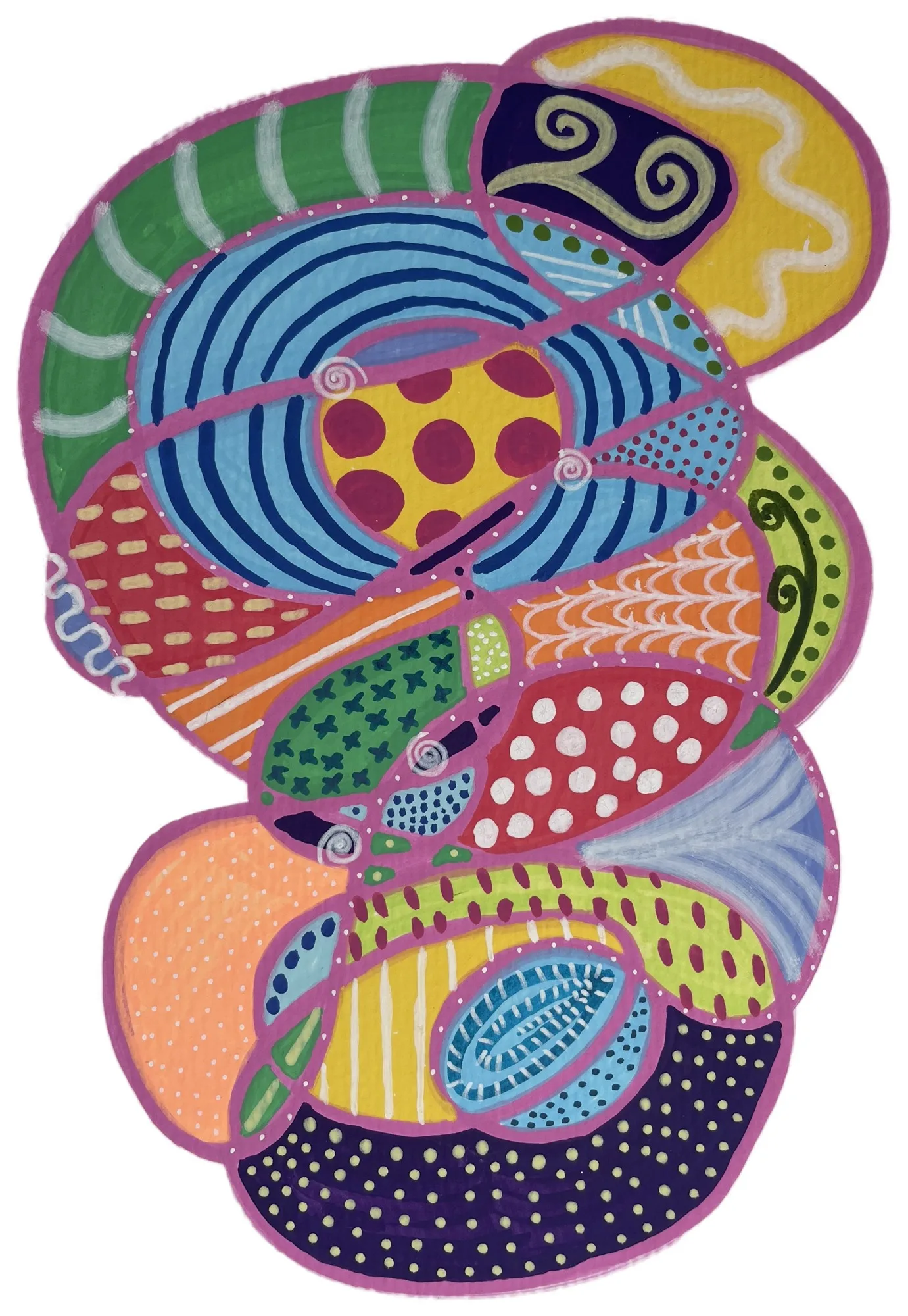 The Wheel of Fortune — painting by Basia