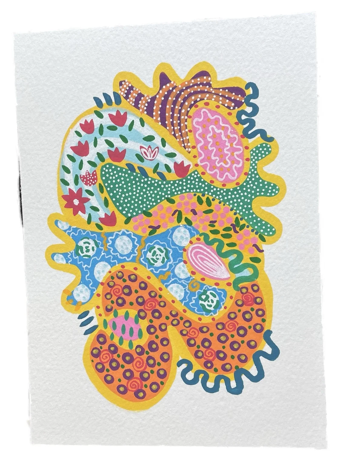 The Sun — painting by Basia